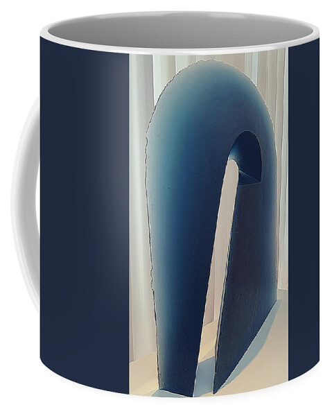 Art Coffee Mug featuring the photograph Blue Wave by Lee Darnell