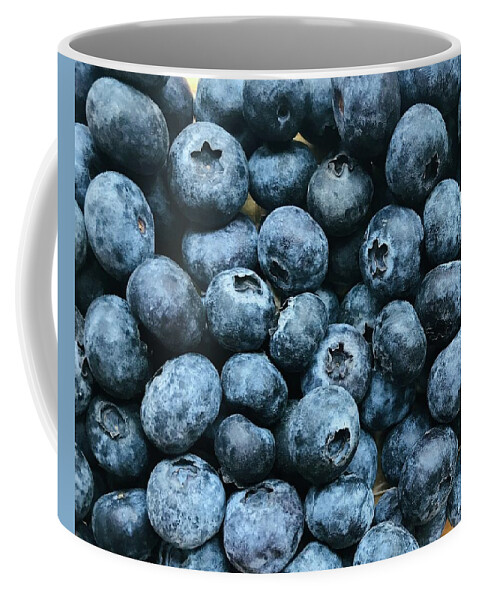 Blueberries Coffee Mug featuring the photograph Blueberries Waiting For Jam by Alida M Haslett