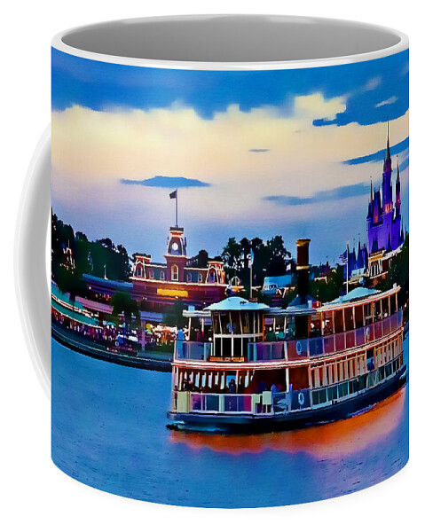 Boating To The Magic Kingdom Disney Park Print Walt Disney World Wall Art  Disney Decor Coffee Mug by Buena Vista Gifts - Fine Art America