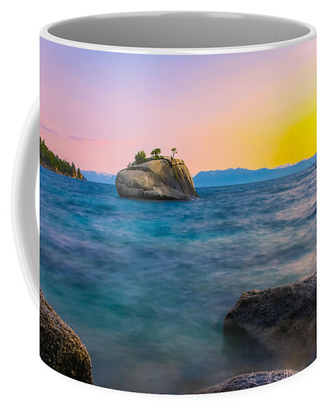 Bonsai Rock Coffee Mug featuring the photograph Bonsai Rock Sunset by Ryan Workman Photography