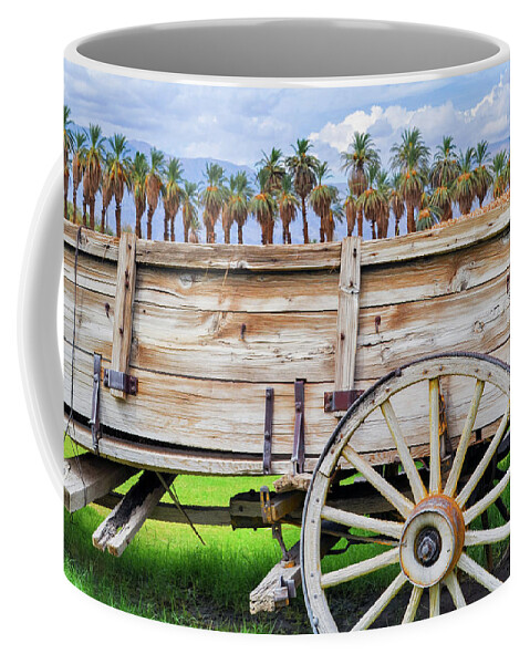 Death Valley National Park Coffee Mug featuring the photograph Borax Museum Wagon Death Valley by Kyle Hanson