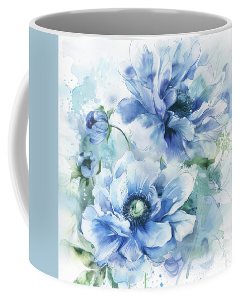 Flower Coffee Mug featuring the painting Botanical Bliss 2 by Tina LeCour