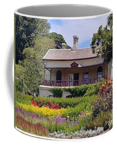 Cottage Coffee Mug featuring the photograph Botanical Garden by Dorota Nowak
