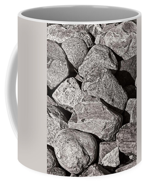 Boulder Coffee Mug featuring the photograph Boulders, Ogunquit Beach, Maine by Steven Ralser