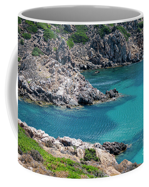 Bozcaada Island Coffee Mug featuring the photograph Bozcaada Coast Inlet Three by Bob Phillips
