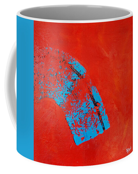 Abstract Coffee Mug featuring the painting Brazen by Dick Richards