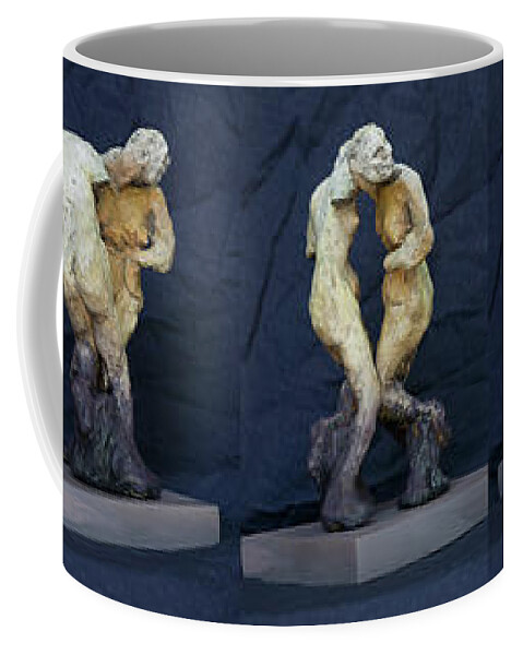 #ode #impairedwomen #impaired #impairment #sculpture Coffee Mug featuring the sculpture Breath. An Ode to Impaired Women by Veronica Huacuja