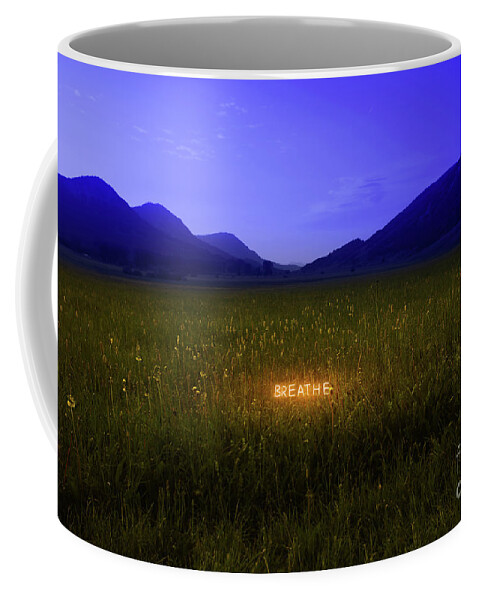 Open Space Coffee Mug featuring the photograph Breathe by Marco Crupi