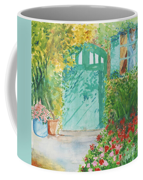 Water Coffee Mug featuring the painting Breeze by Loretta
