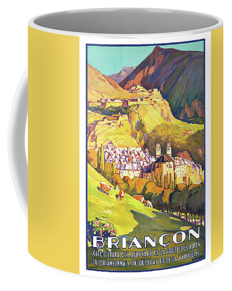 Briancon Coffee Mug featuring the digital art Briancon by Long Shot