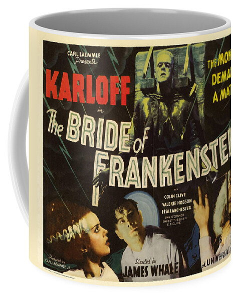 Bride Coffee Mug featuring the photograph Bride Of Frankenstein by Action