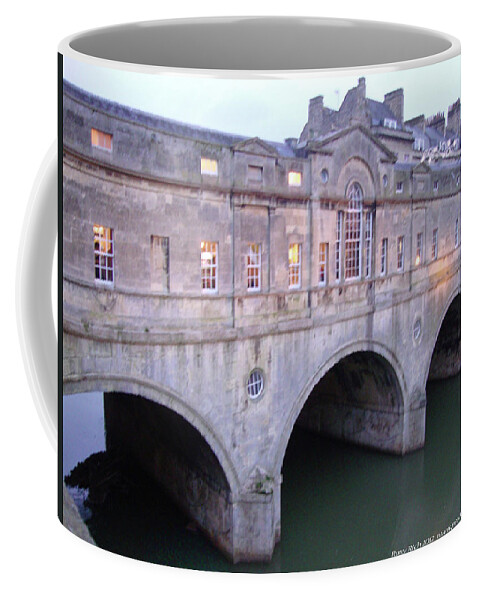 Bridge Coffee Mug featuring the photograph Bridge at Bath by Roxy Rich