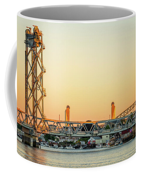 New Hampshire Coffee Mug featuring the photograph Bridges. by Jeff Sinon