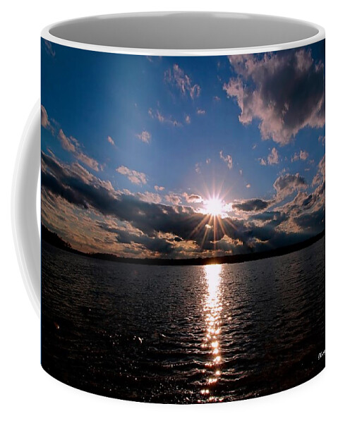 Sunset Coffee Mug featuring the photograph Brilliant Sun by Mary Walchuck