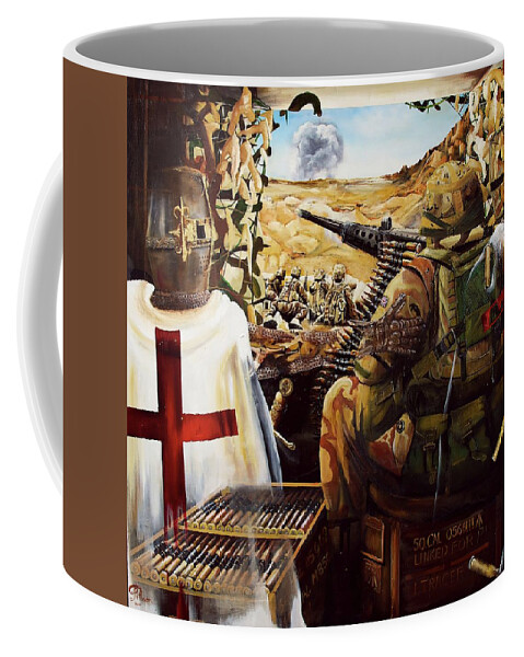 Afganistan Coffee Mug featuring the photograph British crusader by John Palliser