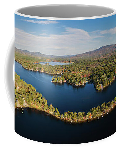  Coffee Mug featuring the photograph Broad Bay and the Cove's - Ossipee Lake, NH by John Rowe