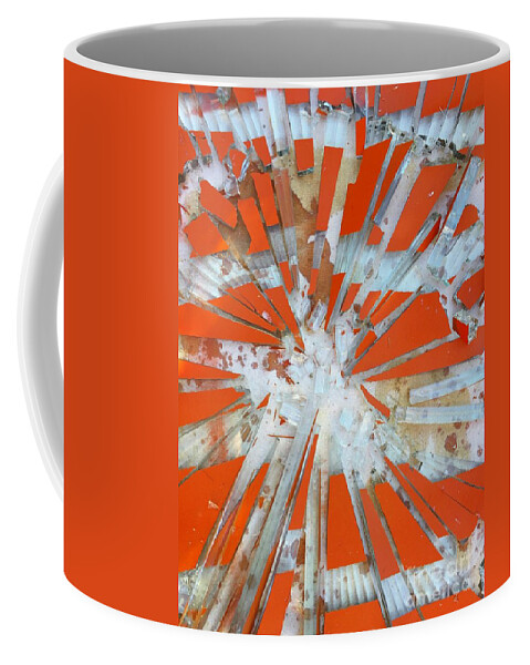 Broken Glass Coffee Mug featuring the photograph Broken Glass Series 1-1 by J Doyne Miller
