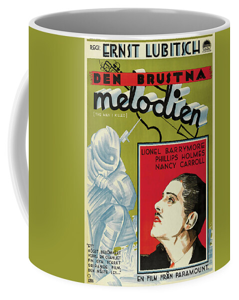 Aberg Coffee Mug featuring the mixed media ''Broken Lullaby'', 1932 - art by Gosta Aberg by Movie World Posters