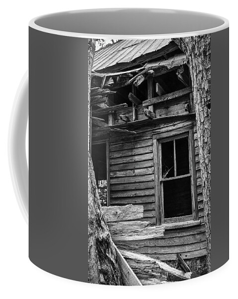 Ruin Coffee Mug featuring the photograph Broken Window by Steven Nelson