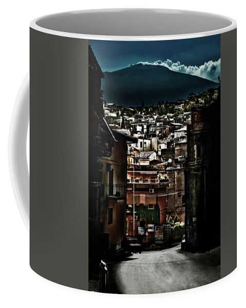 Mount Etna Coffee Mug featuring the photograph Bronte by Al Fio Bonina