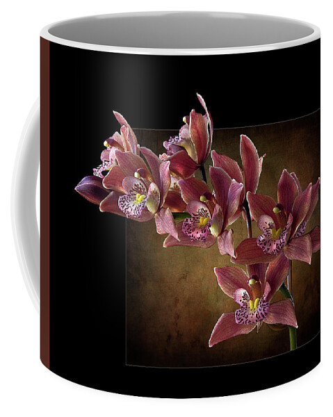 Orchids Coffee Mug featuring the photograph Brown Orchids by Endre Balogh