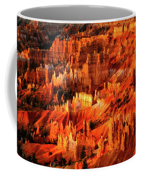 Bryce Canyon Coffee Mug featuring the photograph Fire Dance - Bryce Canyon National Park. Utah by Earth And Spirit