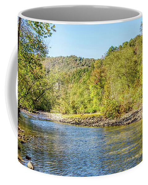 Ar Coffee Mug featuring the photograph Buffalo River Fall Afternoon by Jennifer White