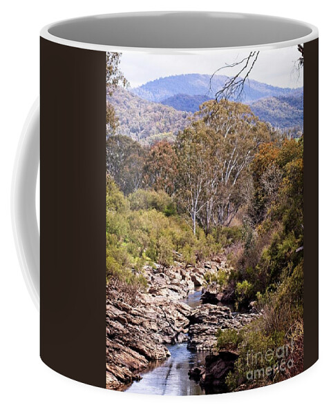 River Coffee Mug featuring the photograph Buffalo River by Linda Lees