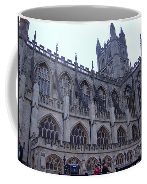Bath Coffee Mug featuring the photograph Building in Bath by Roxy Rich