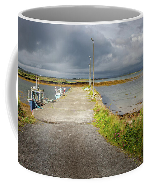 Bunnacurry Coffee Mug featuring the photograph Bunnacurry Pier by Mark Callanan
