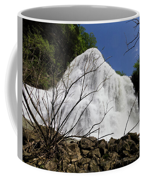 Waterfall Coffee Mug featuring the photograph Burgess Falls by David Beechum