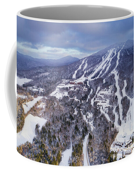 Burke Mountain Coffee Mug featuring the photograph Burke Mountain #2 - March 2020 by John Rowe