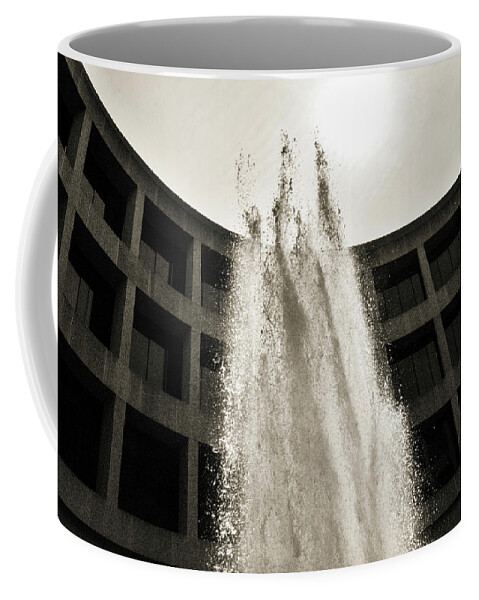 Fountain Coffee Mug featuring the photograph Burst by Addison Likins