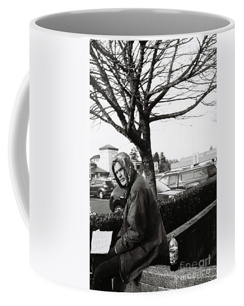Street Photography Coffee Mug featuring the photograph Business as Usual by Chriss Pagani
