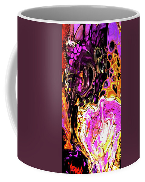 Wing Coffee Mug featuring the painting Butterfly Wing by Anna Adams