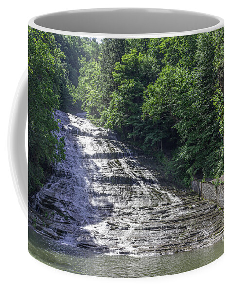 Water Coffee Mug featuring the photograph Buttermilk Falls 4 by William Norton