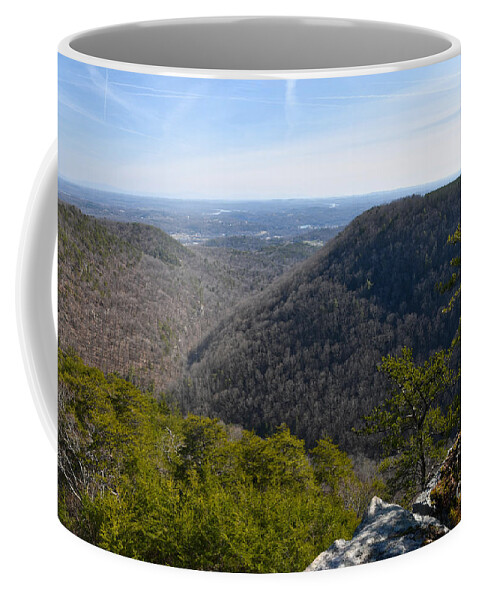 Cumberland Plateau Coffee Mug featuring the photograph Buzzard Point Overlook 1 by Phil Perkins