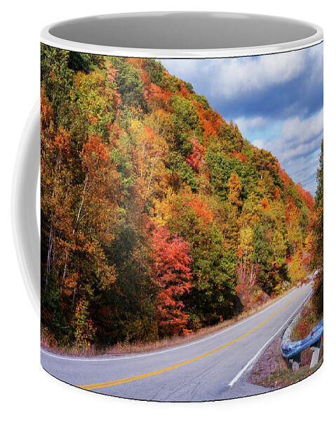 Autumn Coffee Mug featuring the photograph Cabot Trail in Autumn Colors by Ken Morris