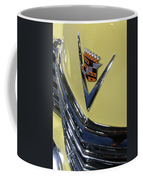 Caddie Coffee Mug featuring the photograph Caddie Emblem by Carolyn Stagger Cokley