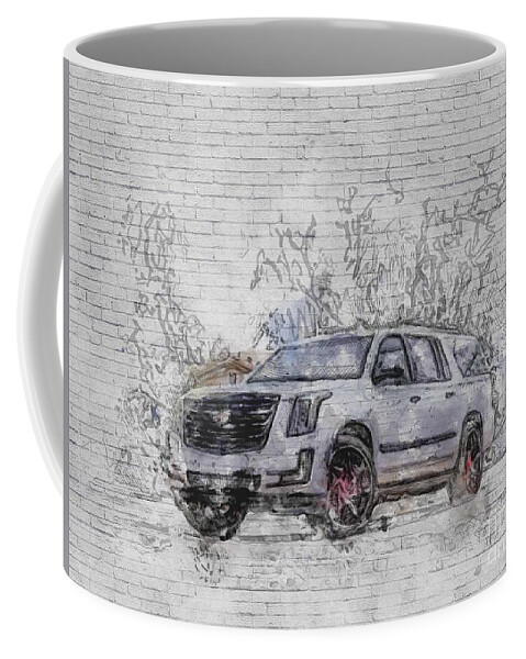 Cadillac Escalade 2018 cars road Forgiato Wheels N-2 new Coffee Mug by  Ashtyn Treutel - Fine Art America