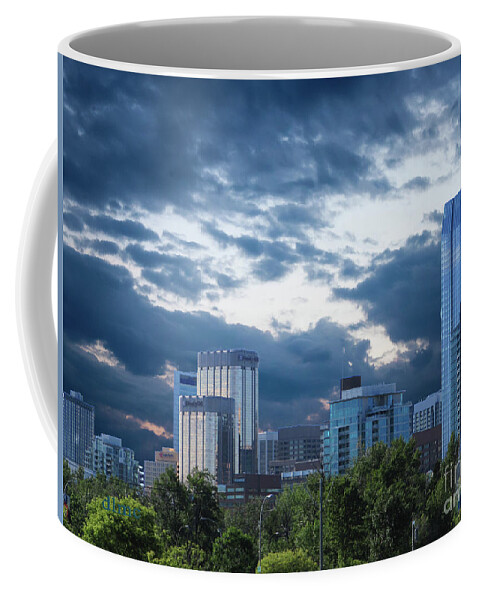 Clouds Coffee Mug featuring the photograph Calgary in Cloud by Donna L Munro