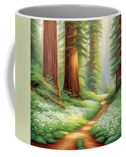 California Redwoods Coffee Mug featuring the photograph California Redwoods by Glenn Franco Simmons