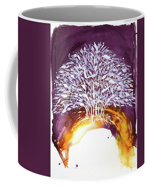 Watercolour Coffee Mug featuring the painting Calm Comfort two by Petra Rau