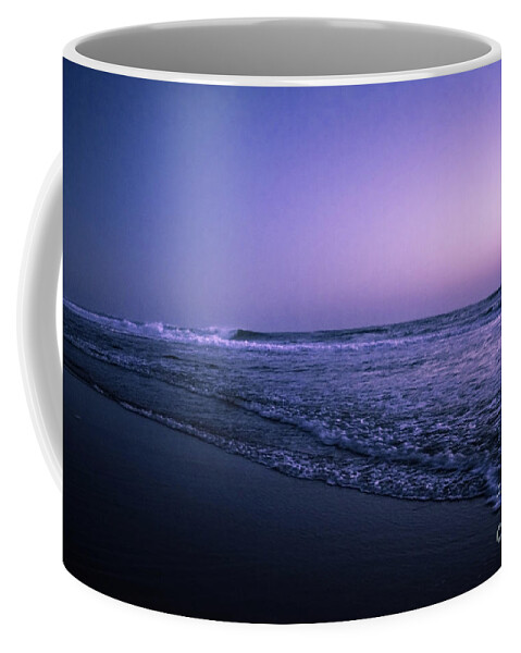 Europe Coffee Mug featuring the photograph Calm night at the ocean by Hannes Cmarits