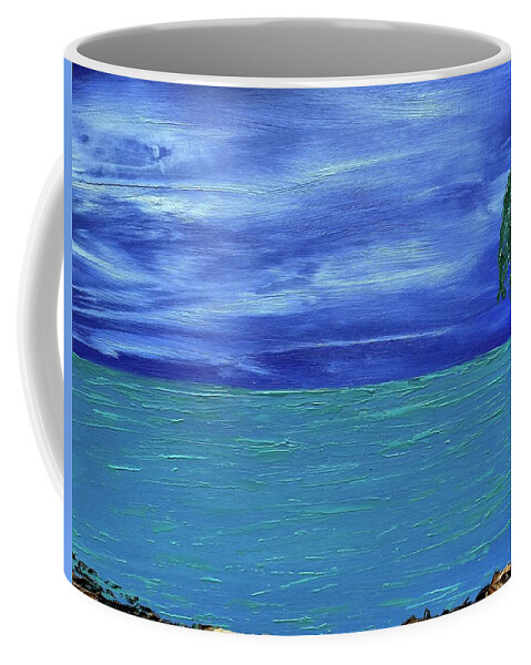 Oil Painting Coffee Mug featuring the painting Calypso by Lisa White