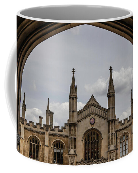 British Coffee Mug featuring the photograph Cambridge University England 1 by John McGraw
