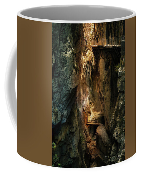 Caminito Del Rey Coffee Mug featuring the photograph Caminito del Rey 1 by Micah Offman
