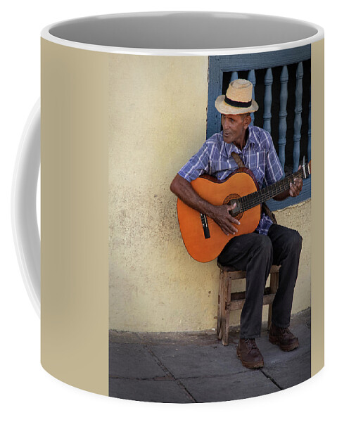 Cuba Coffee Mug featuring the photograph Can I Play for You by M Kathleen Warren