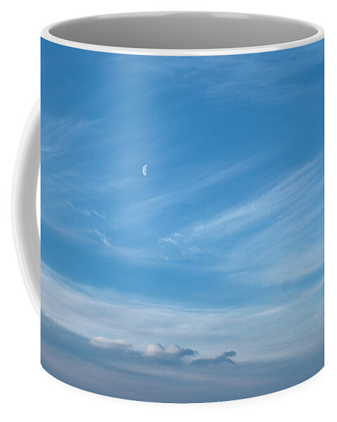 Sky Coffee Mug featuring the photograph Canadian winter morning sky by Karen Rispin