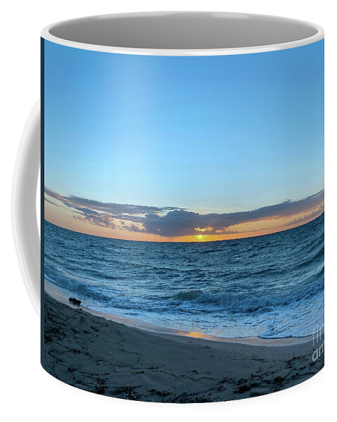 Cancun Coffee Mug featuring the photograph Cancun Sunset on the Beach B by Shelly Tschupp